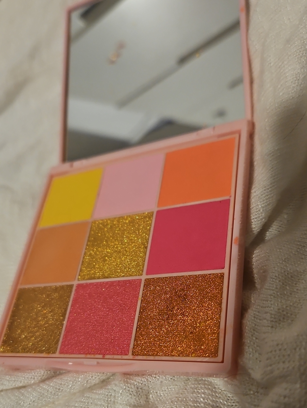 Lime Crime Bright 9-Color Eyeshadow Palette — Yellow, Pink & Gold Tones